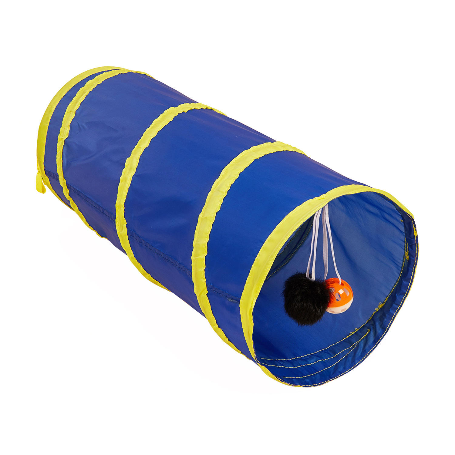 Foldable Pet Cat Tunnel Collapsible Cat Tunnel Holes Kitten Puppy Funny Play Tubes Balls Toys