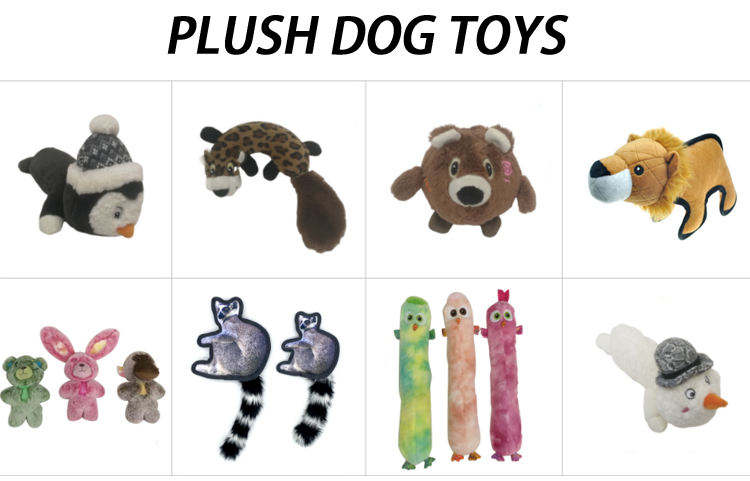 Factory Direct Supply Eco Friendly Outdoor Training Rubber Plush Squeak Chew Toys Pet Interactive Pet Toys