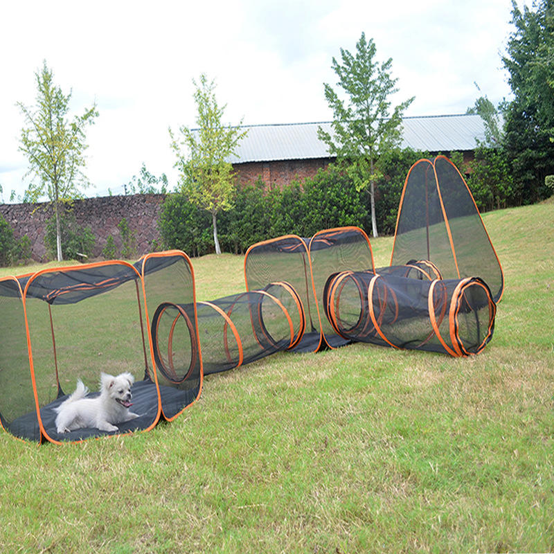 Outdoor Cat Enclosures For Indoor Dogs Outdoor 6 In 1 Cat Tent Tunnel And Playhouse Play Tents For Cats