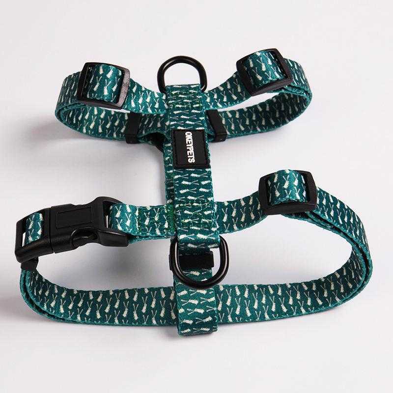 Free Design No Pull Adjustable Puppy Harness Personalised Printing Strap Dog Harness