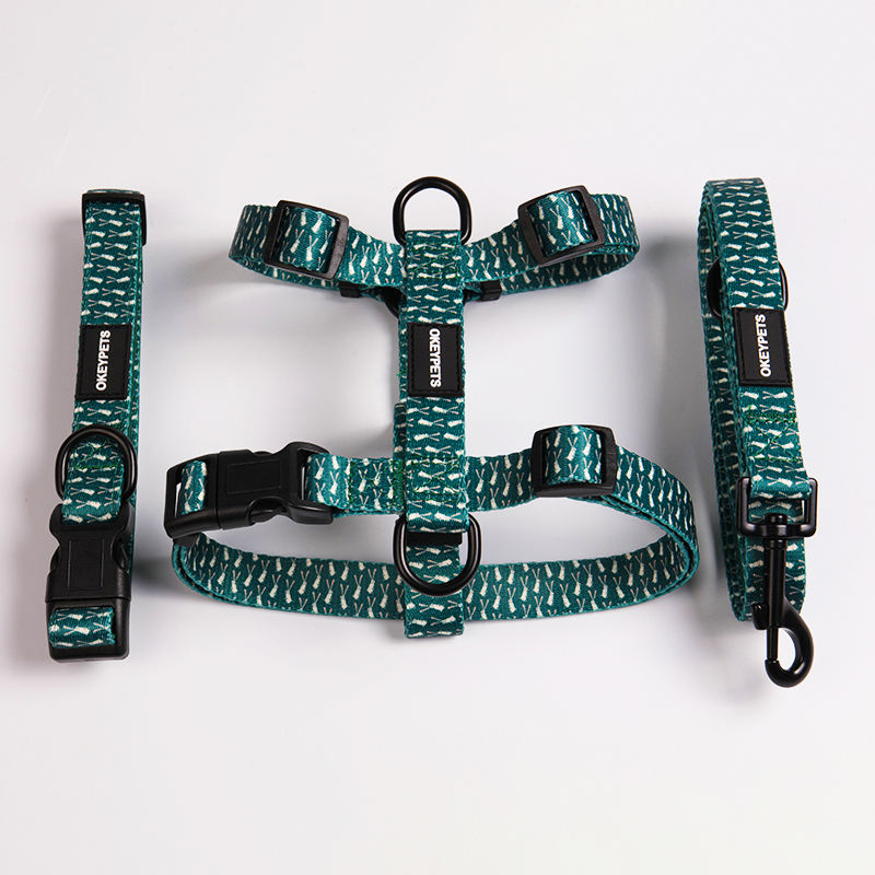Free Design No Pull Adjustable Puppy Harness Personalised Printing Strap Dog Harness