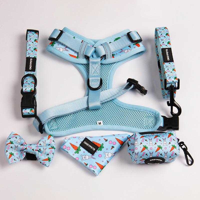 2021 Wholesale Custom Adjustable Pet Harness Collar Rechargeable Dog Vest Harness