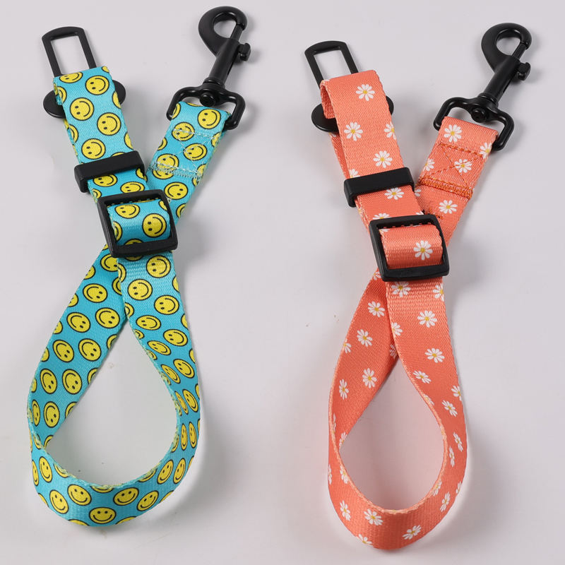 Fashion Neoprene Personalized Service Free Sample Sublimation Pet Dog Harnesses Poop Leash With Oem Pattern