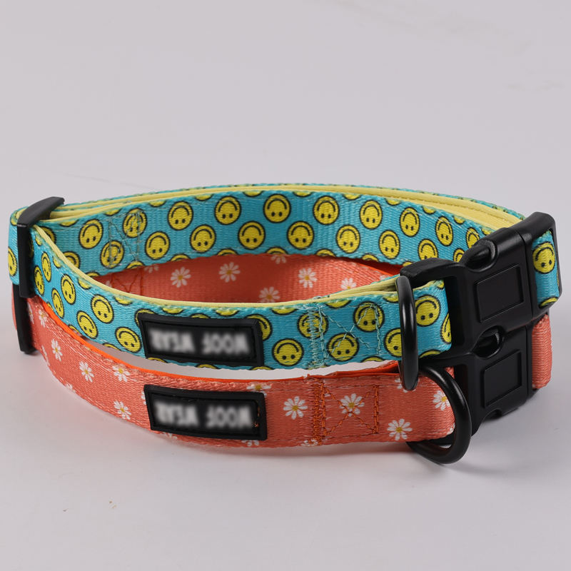 Fashion Neoprene Personalized Service Free Sample Sublimation Pet Dog Harnesses Poop Leash With Oem Pattern