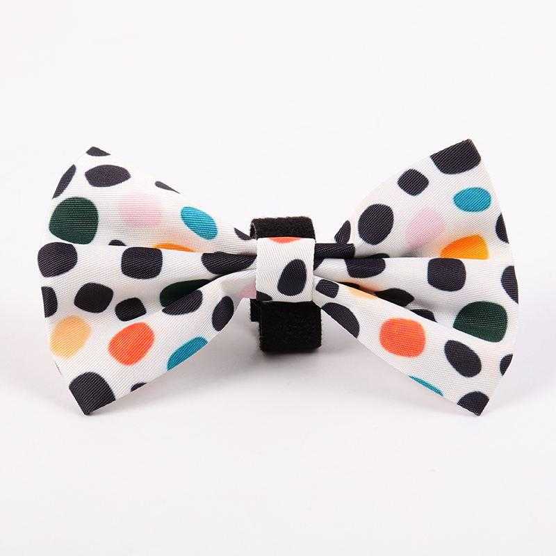 Pets Accessories Custom Adjustable Neoprene Sublimation Printing Dog Bow And Padded Collar Leash Set Luxury