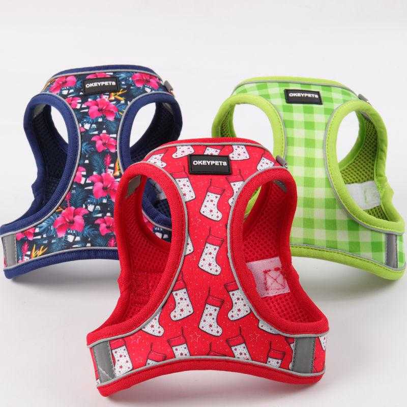 No Pull Dog Padded Harness Neoprene One Step In Xs Pet Harness Vest Collar Leash Lead New Style