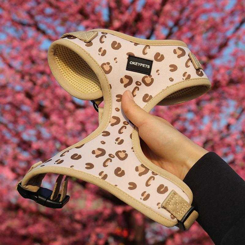 Soft Custom Colorful Puppy Adjustable Pet Dog Harness Dog Harness Set