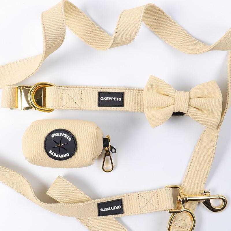 Wholesale Pet Dog Cat Harness Leash Adjustable Personalized Dog Collar Harness Leash Set Custom