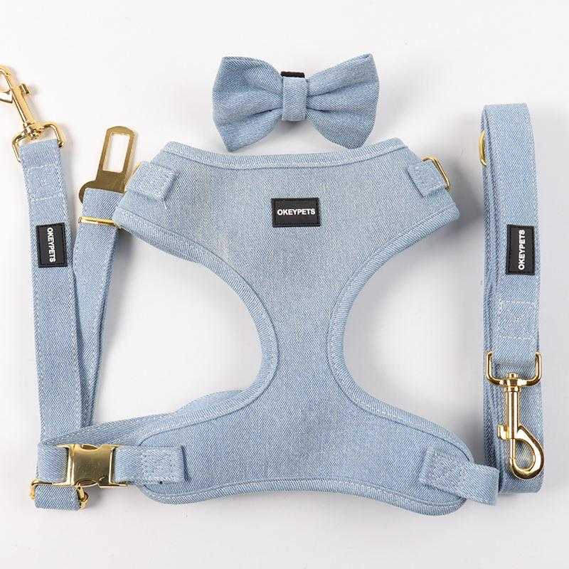 No Pull Dog Harness Set Custom Adjustable No Pull Pet Dog Harness And Leash
