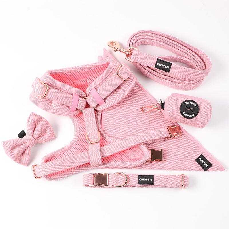 Pet Supplies Luxury No Pull Dog Harness And Leash No Pull Multi-colored Breathable Dog Harness Set