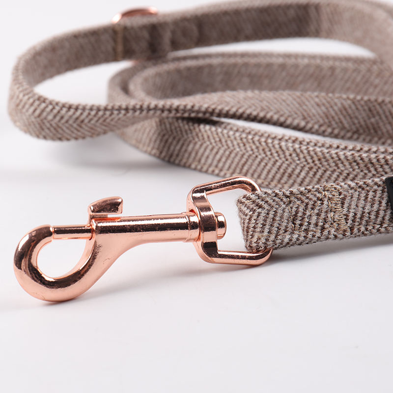 Solid Color Luxury Personalized Adjustable Pet Dog Harness Leash Bow Tie Poop Bag Holder Dog Harness Set High Quality
