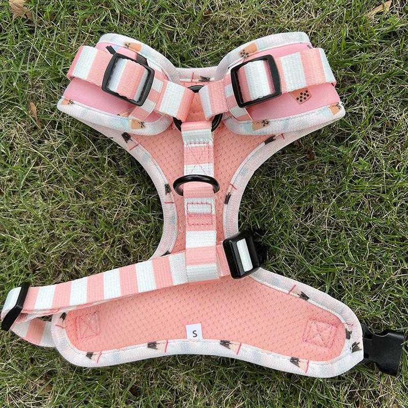 Free Sample Custom Logo Neoprene Private Label Pet Dog Harness And Lead Sets