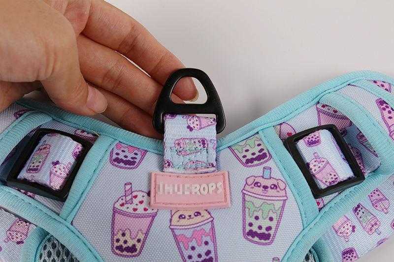 Custom Pattern Oxford Durable Medium Pet Big Dog Vest Anti Pull Design Brand Breathable Mesh Dog Harness