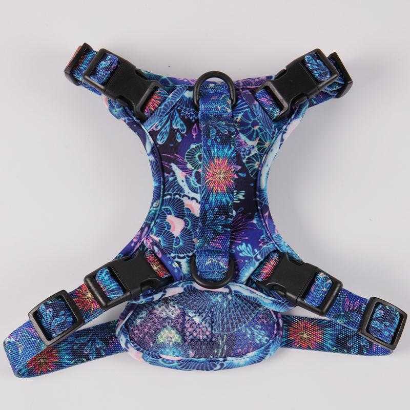 Sublimation Logo Oxford Custom Designer No Pull Heavyduty Medium Dog Vest Harness For Large Dogs