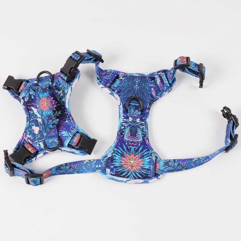 Sublimation Logo Oxford Custom Designer No Pull Heavyduty Medium Dog Vest Harness For Large Dogs