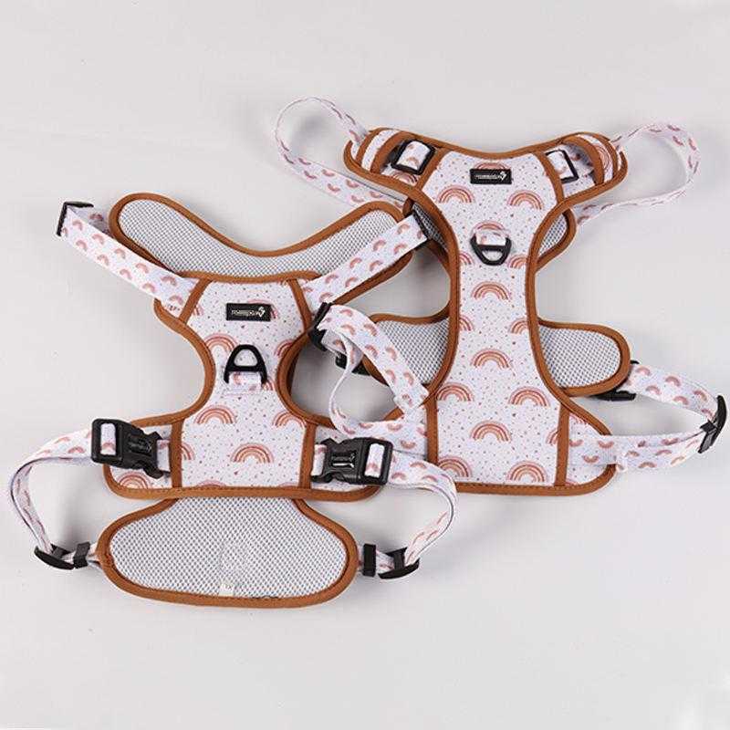 Heavy Duty Pet Vest Set Packaging Nylon Oxford Adjustable No Pull Dog Harness Vest Medium Large Breed