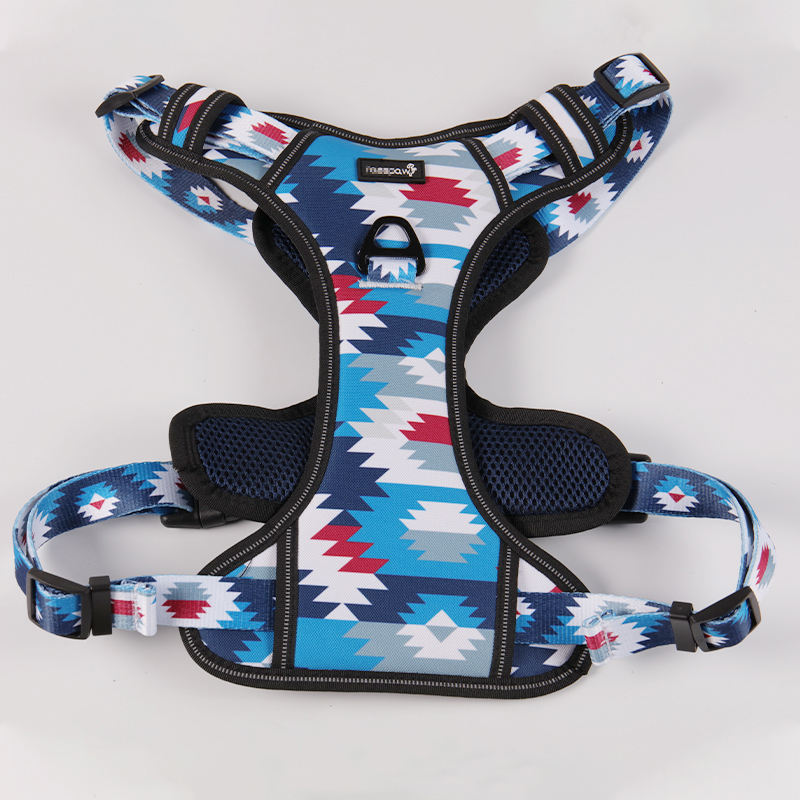Heavy Duty Pet Vest Set Packaging Nylon Oxford Adjustable No Pull Dog Harness Vest Medium Large Breed