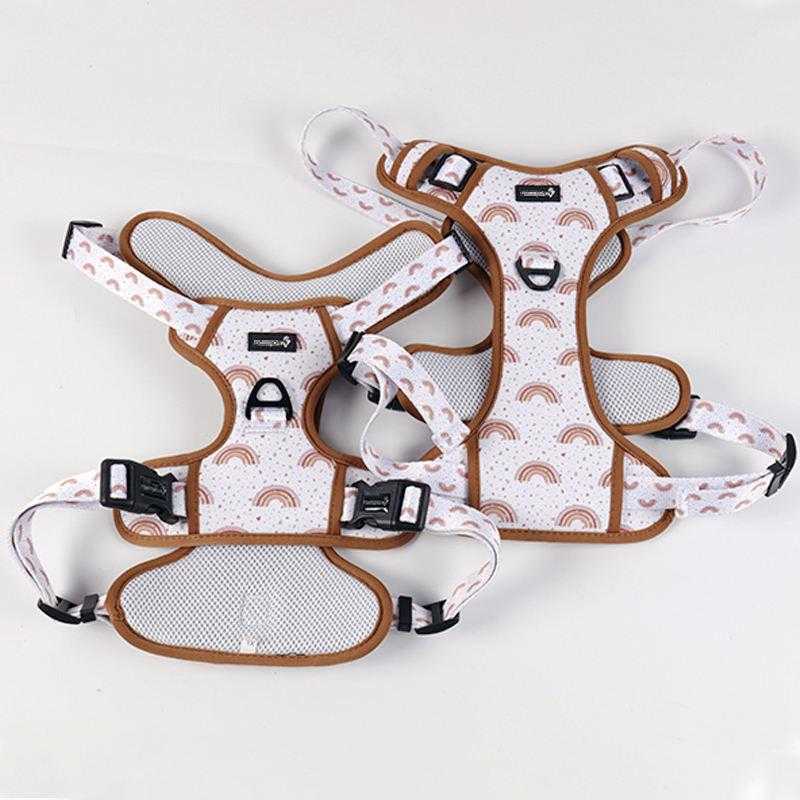 Heavy Duty Pet Vest Set Packaging Nylon Oxford Adjustable No Pull Dog Harness Vest Medium Large Breed
