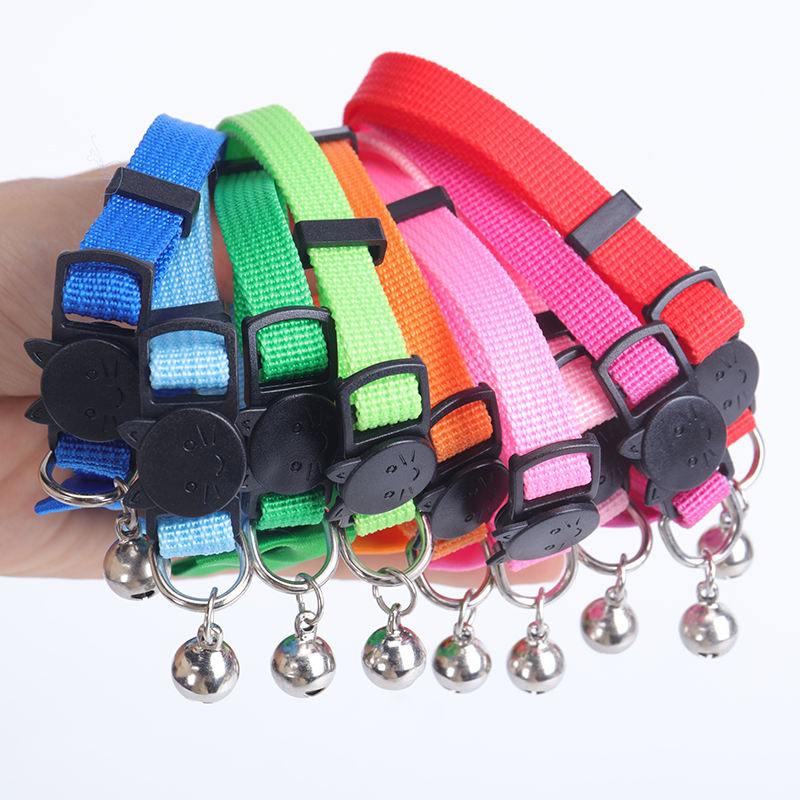 Quality Polyester Customize Quick Release Breakaway Buckle Adjustable Pet Dog Cat Collar With Bow