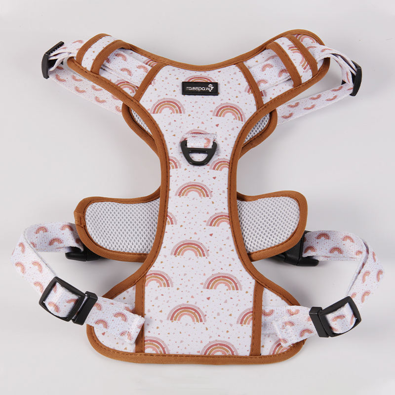 Pet Suppliers Customized Pet Vest Padded Mesh Nylon Oxford Easy Control Handle Durable Big Dog Harness Vest
