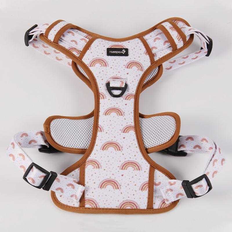 Pet Suppliers Customized Pet Vest Padded Mesh Nylon Oxford Easy Control Handle Durable Big Dog Harness Vest