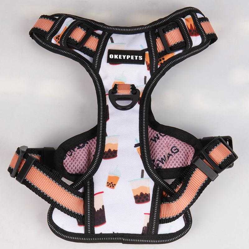 Pet Suppliers Customized Pet Vest Padded Mesh Nylon Oxford Easy Control Handle Durable Big Dog Harness Vest