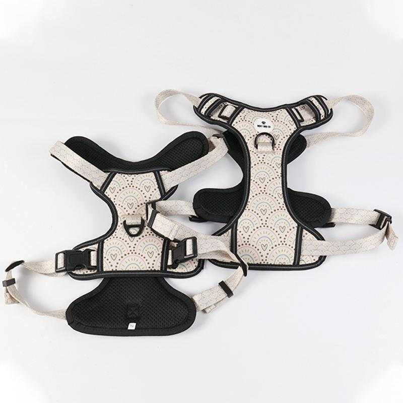 Pet Suppliers Customized Pet Vest Padded Mesh Nylon Oxford Easy Control Handle Durable Big Dog Harness Vest