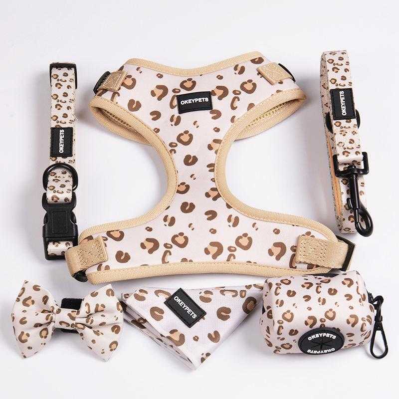 No Pull Breathable Adjustable Comfort Custom Dog Puppy Pet Dog Harness Set
