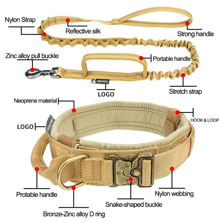 High Quality Cat Bed Heavy Duty Metal Buckle Dog Collar For Training Dogs Nylon Collars For Dogs