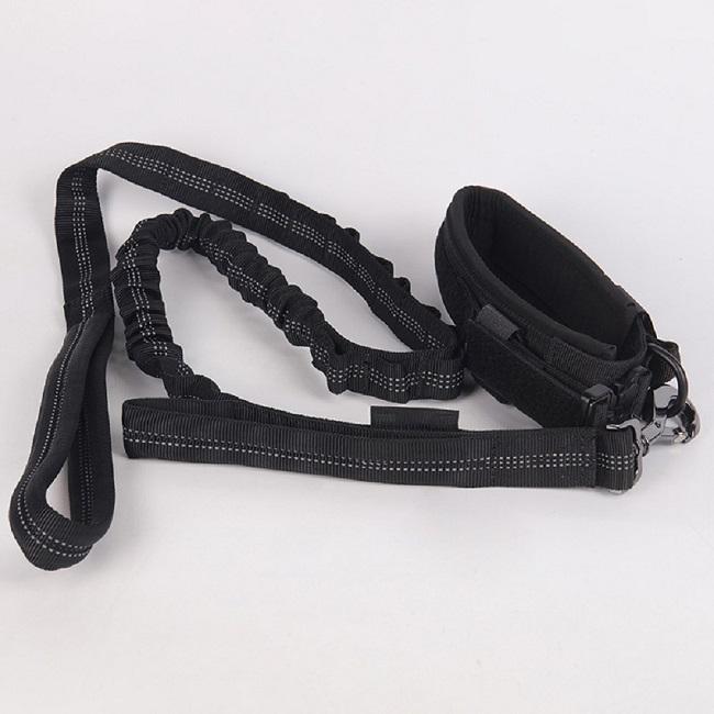 Custom Pet Bed Nylon Wide Brown Black Blank Dog Collar And Leash Set For Strong Big Large Breed Dog