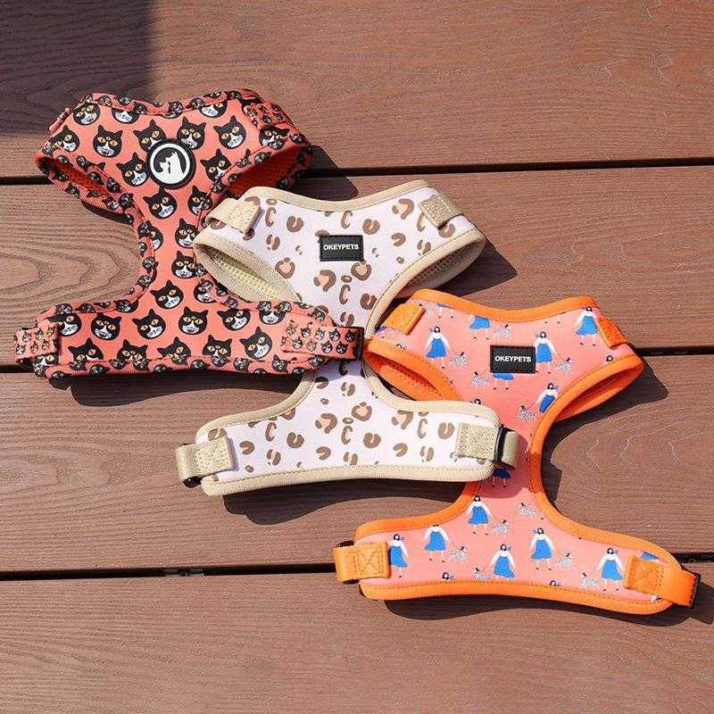 Wholesale Pet Harness Vest Step In Designer Reflective Strap Fancy Harnesses For Medium Dogs