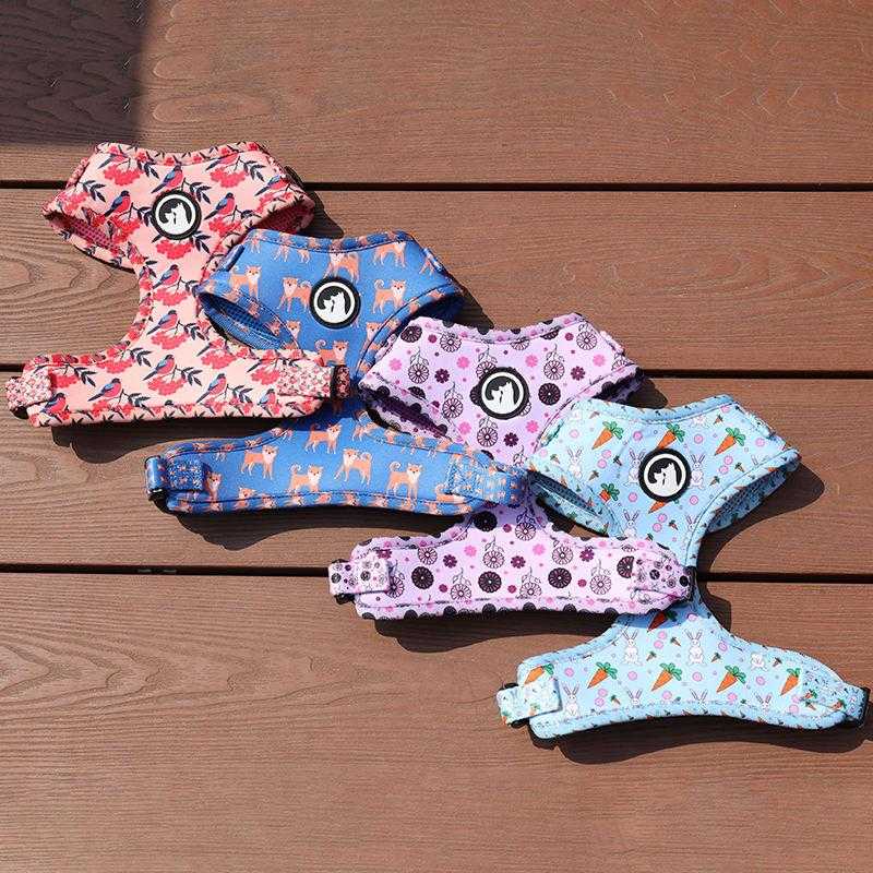 Wholesale Pet Harness Vest Step In Designer Reflective Strap Fancy Harnesses For Medium Dogs