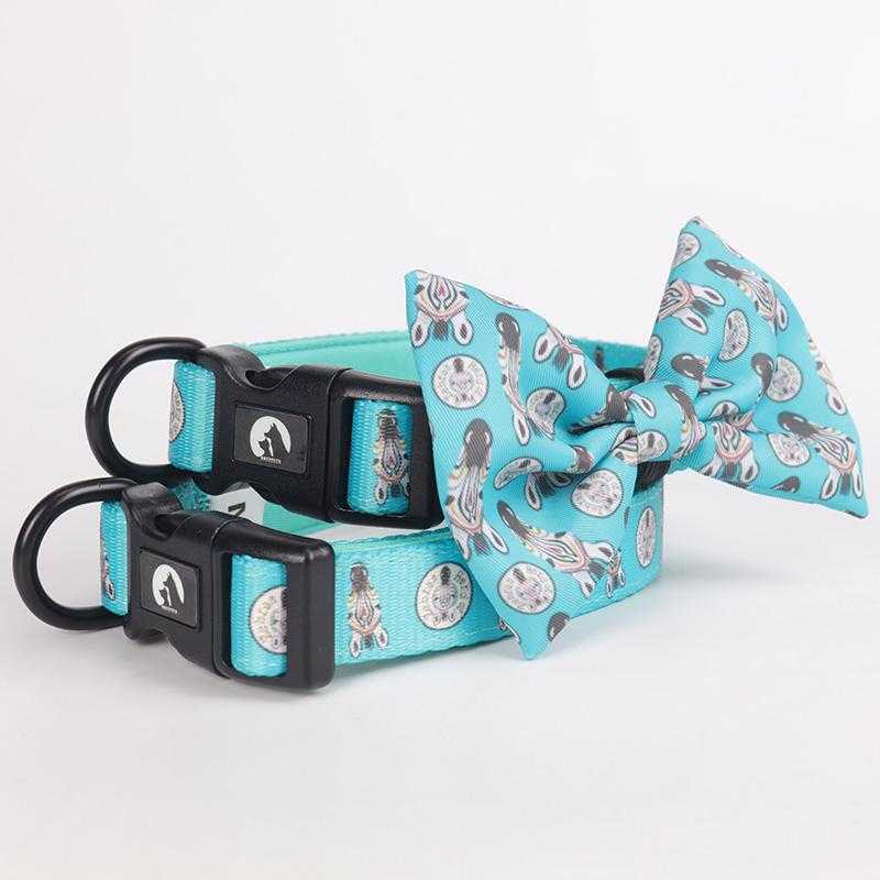 2022 Popular High Quality Polyester Printed Colorful Custom Comfortable Cat Dog Harness And Leash For Pet