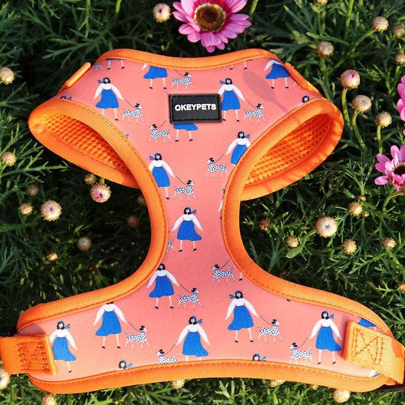 Dog Harness Neoprene No Pull Breathable Mesh Dog Harnesses With Padded Vest