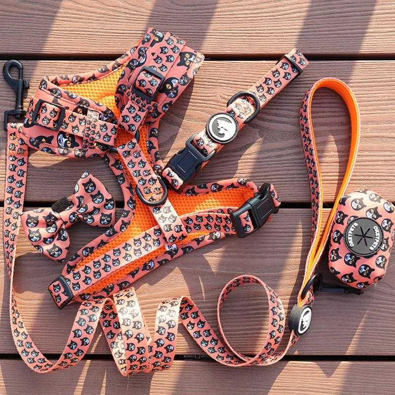 Custom Dog Harness No Pull Soft And Breathable Sublimation Neoprene Printing Dog Harness