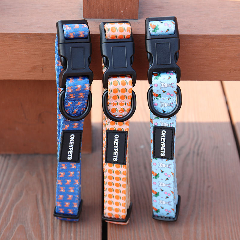 Hot Selling Free Oem Logo Cat Dog Collars Pet Collar Adjustable Dog Collar And Harness Set From Pet Supplies