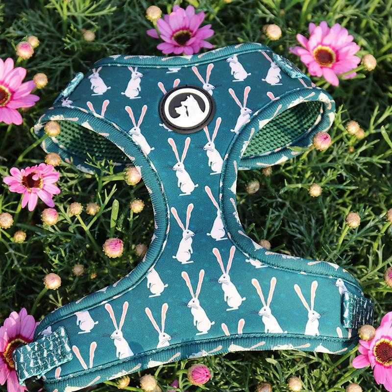 Popular Frenchie Dog Chest Harness Vest Fancy No Pull Pink Camo Dog Harness For Walking Dogs