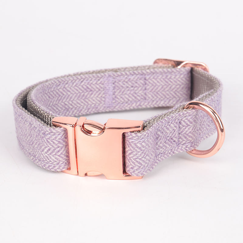 Manufacturer Wholesale Adjustable Pink Blue Orange Pet Dog Twill Collar For Pet From Pet Supplies