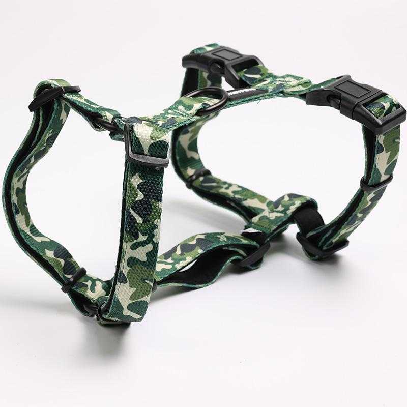 Oxford Fabric Adjustable Quick Release Reflective Service Dog Harness No Pull Pet Harness Vest With Handle