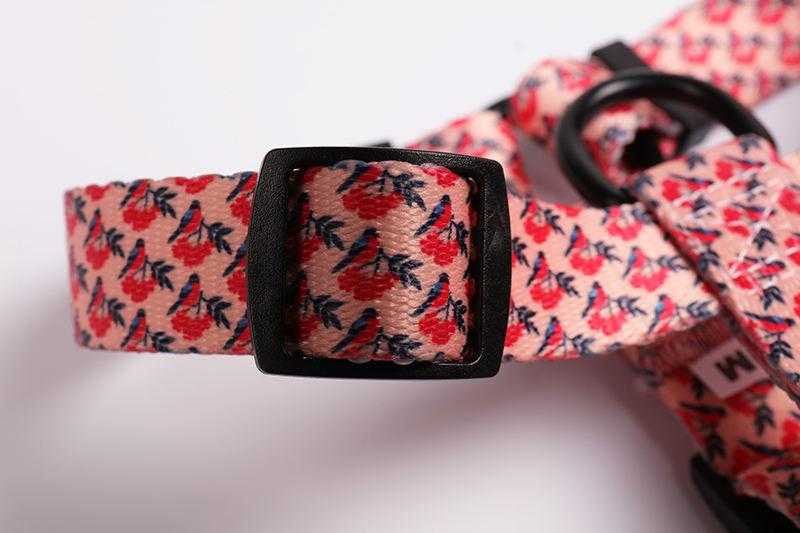 Polyester Dog Harness Custom Pattern Cute Dog Leash And Harness With Sublimation Blanks Logo