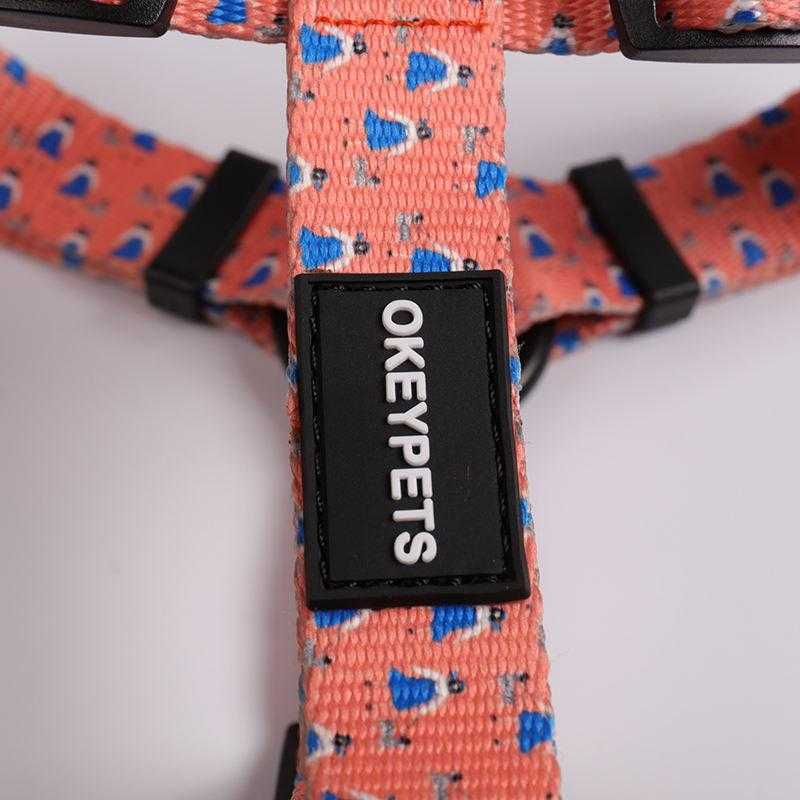 Dog Harness Collar Leash Pet Supplies Polyester No Pull Adjustable Dog Harness