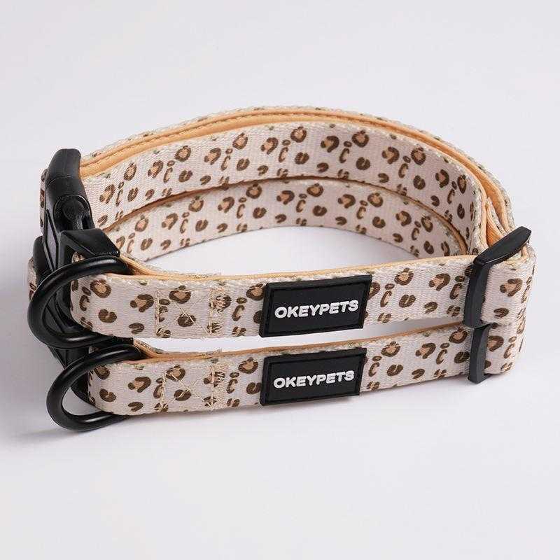 Dog Collar Leash Manufacturers Designer Wholesale Durable Sublimation Luxury Pet Collars & Leashes Custom Printed