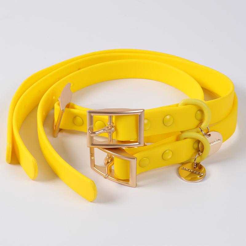 Oem New Pvc Coated Webbing Pet Collar Customisable Rubber Print Plain Wide Dog Neck Collar