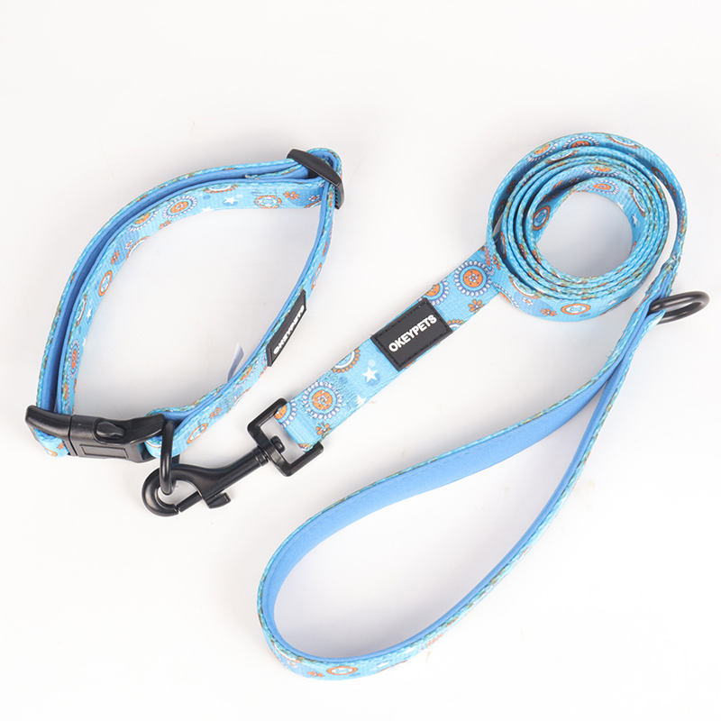 Durable Nylon Material Metal Hook Elastic Band Reflective Ductility Adjustable Dog Training Leash