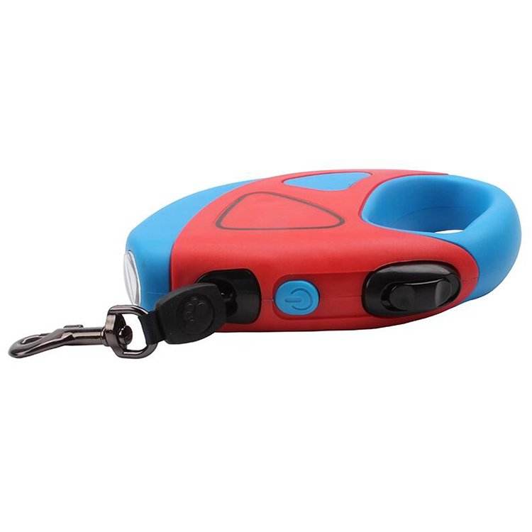 Outdoor Walking Multi Function Auto Portable Automatic Strong Retractable Dog Leash Lead With Flashlight