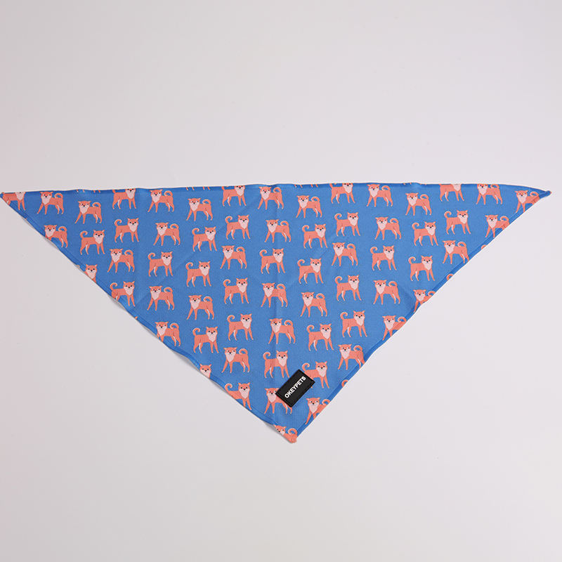 Single Face Dog Bandana Pet Triangle Scarf Accessories Bulk For Medium Small Cats Large Puppy Dogs