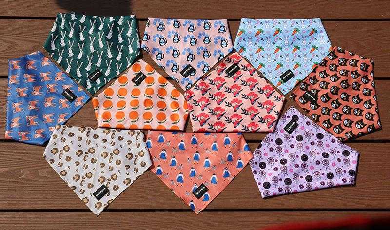 Custom Design Print Pet Triangle Dog Bandana,Wholesale Cheap Pet Triangle Fast Shipping Bandana For Dog Cat Puppy