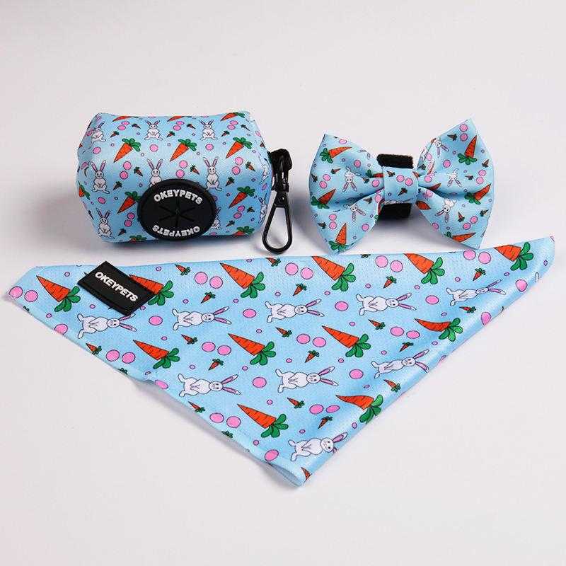 Personalized Breathable Polyester Cooling Dog Accessory Bandana Printing Pet Accessories Cute Bandanas