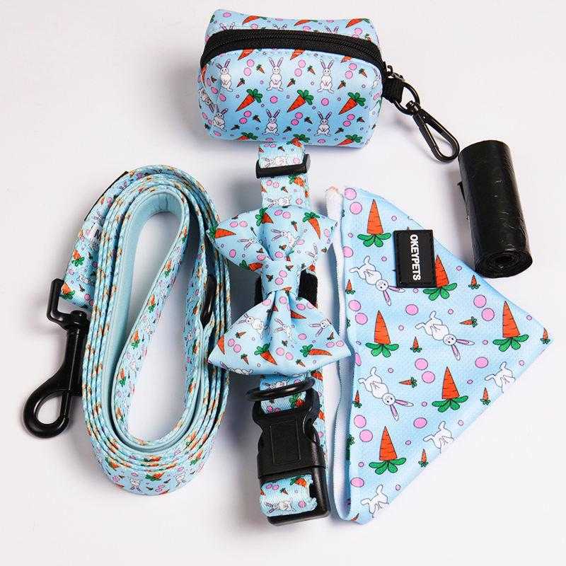 Personalized Breathable Polyester Cooling Dog Accessory Bandana Printing Pet Accessories Cute Bandanas