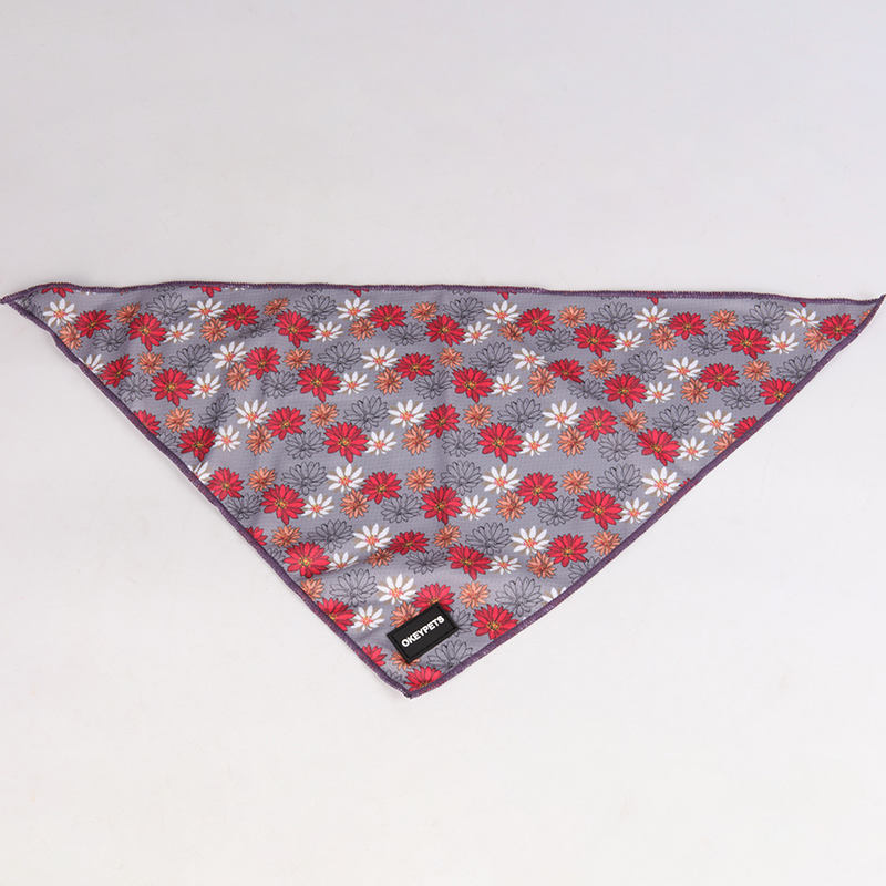Large Pet Scarf Pet Bandana For Dog Cotton Plaid Washable Bow Ties Collar Cat Dog Scarf Accessories